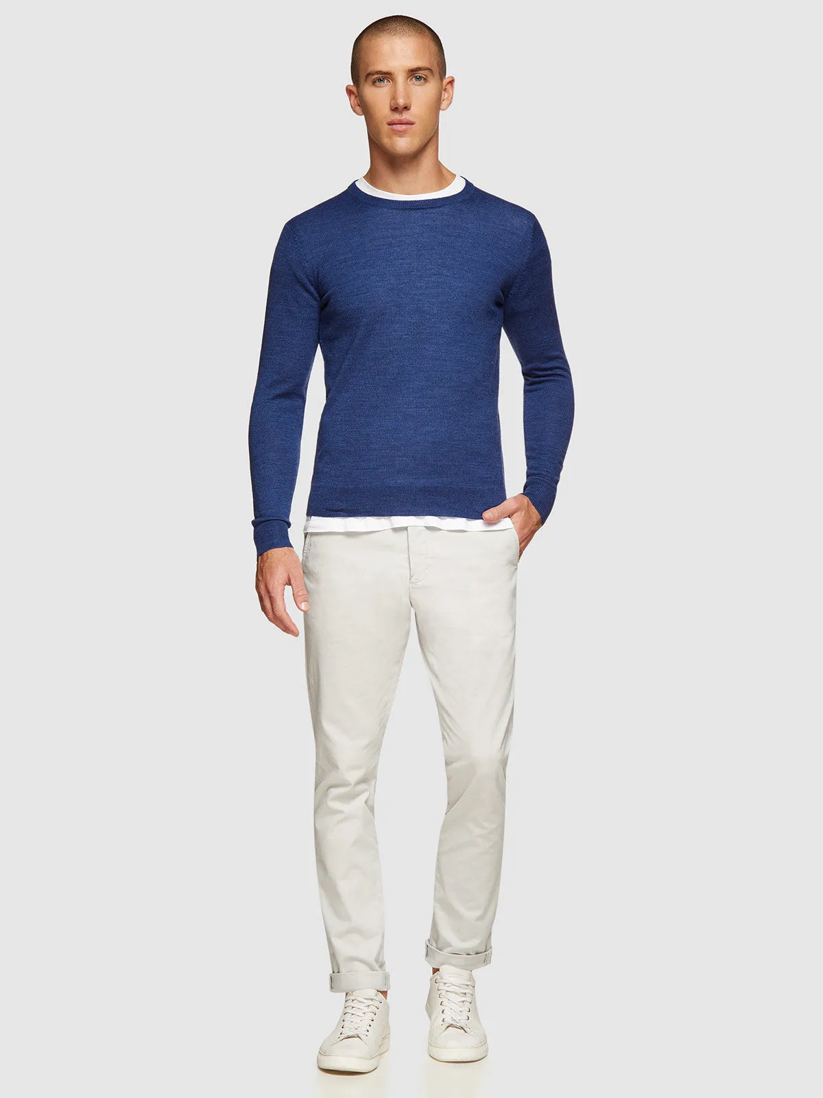 Crew Neck Wool Blend Pullover sold by Oxford Shop product image thumbnail 5