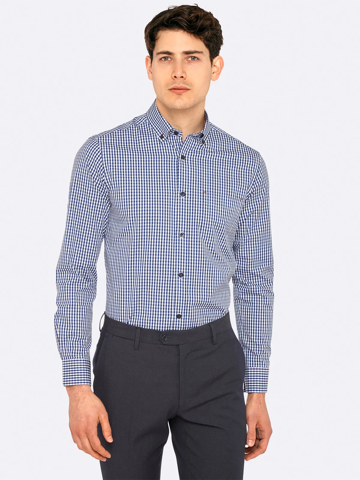 Stratton Checked Shirt sold by Oxford Shop