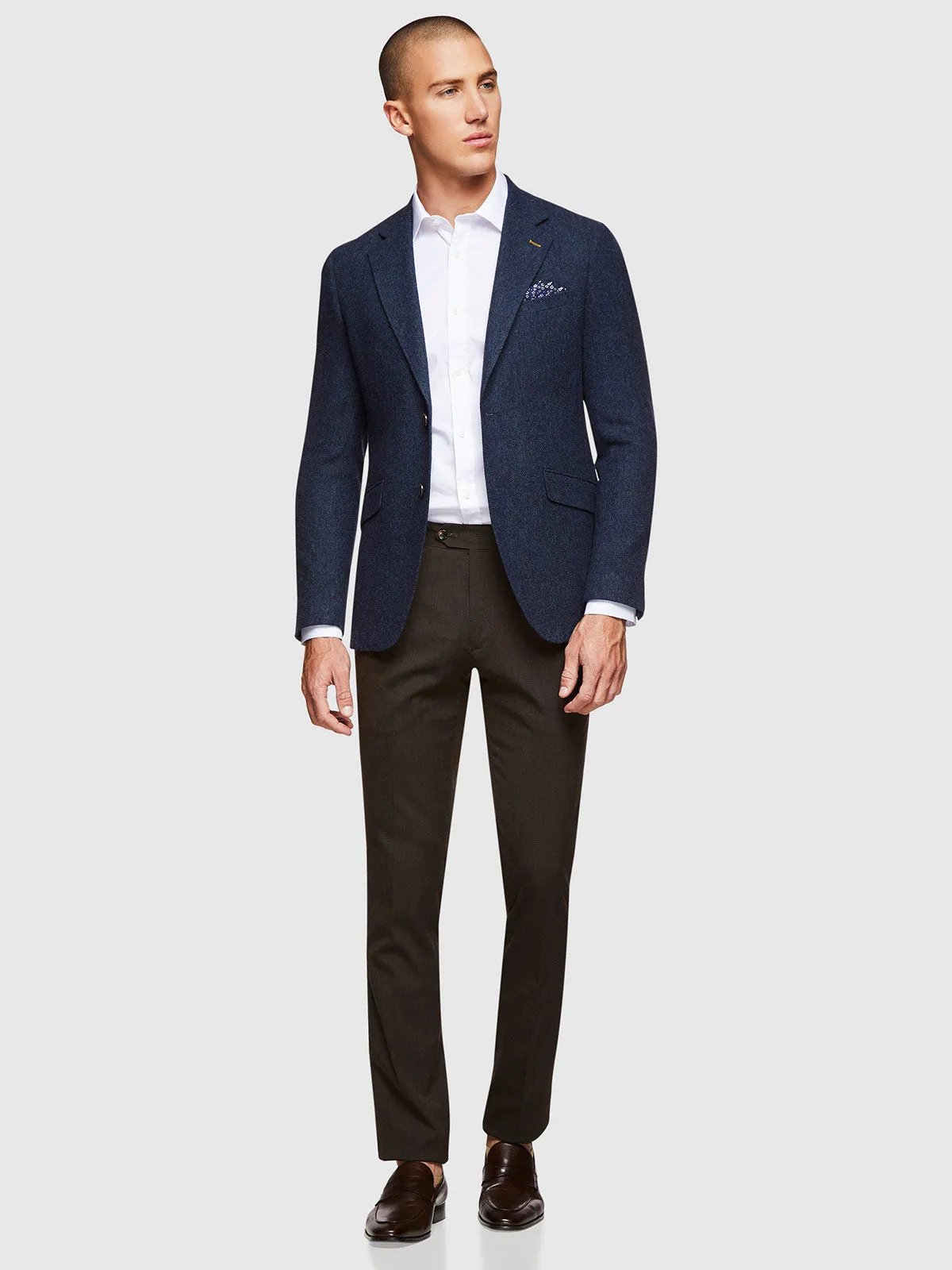 Stretch Textured Trousers sold by Oxford Shop product image thumbnail 2