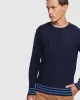 Matteo Cable Knit Pullover sold by Oxford Shop