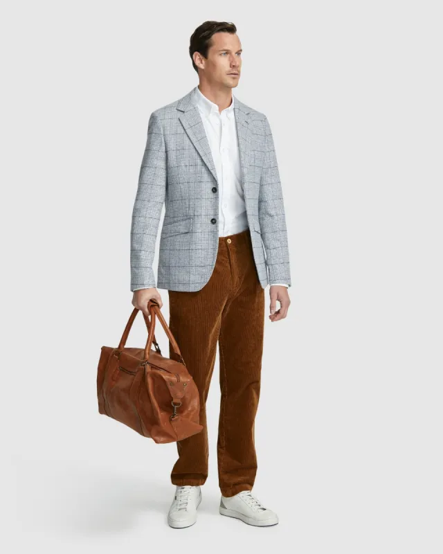Blake Wool Blend Check Blazer sold by Oxford Shop