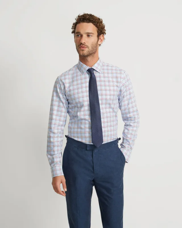 Beckton Cotton Check Shirt sold by Oxford Shop