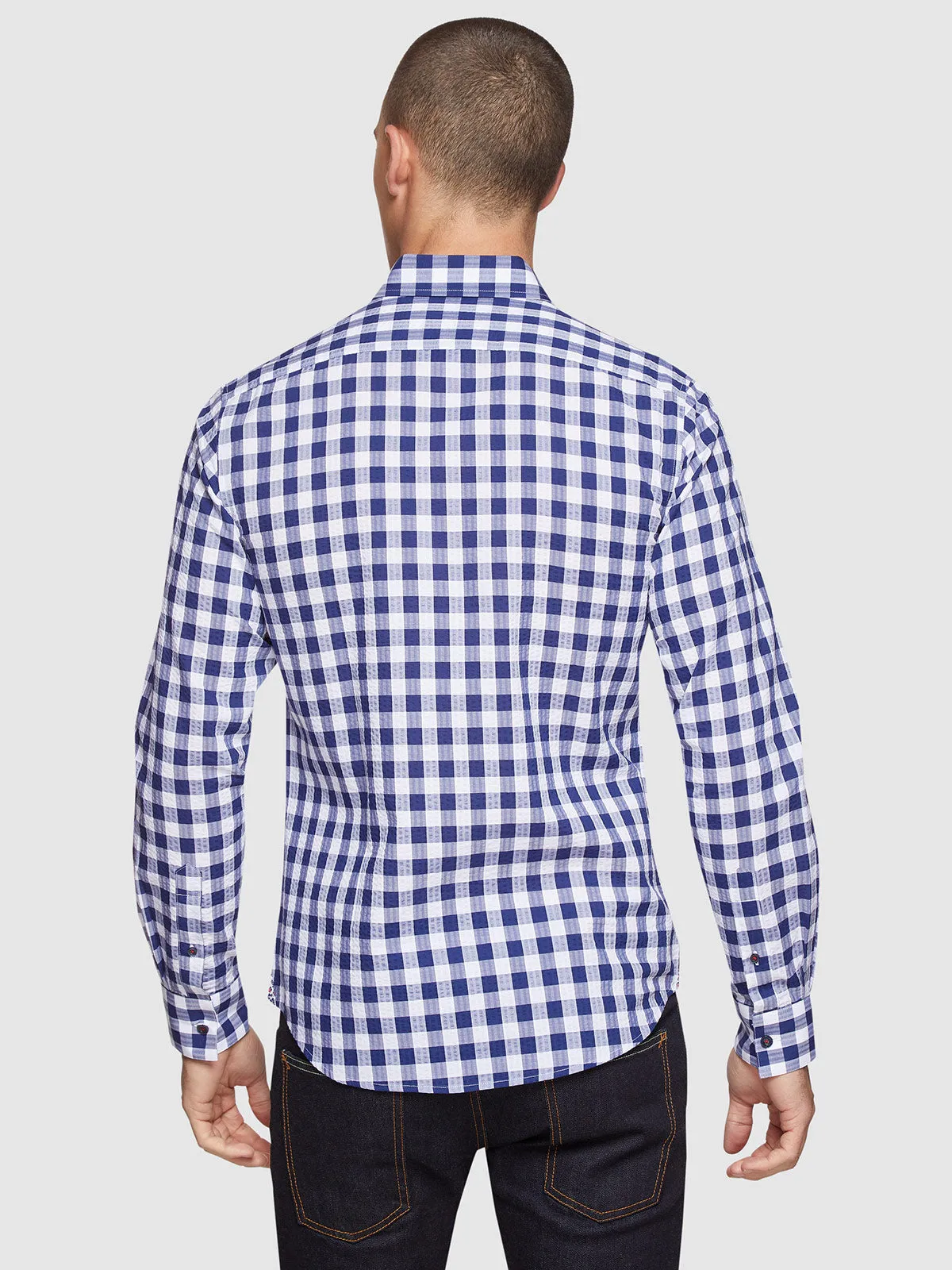 Stratton Checked Shirt sold by Oxford Shop product image thumbnail 3