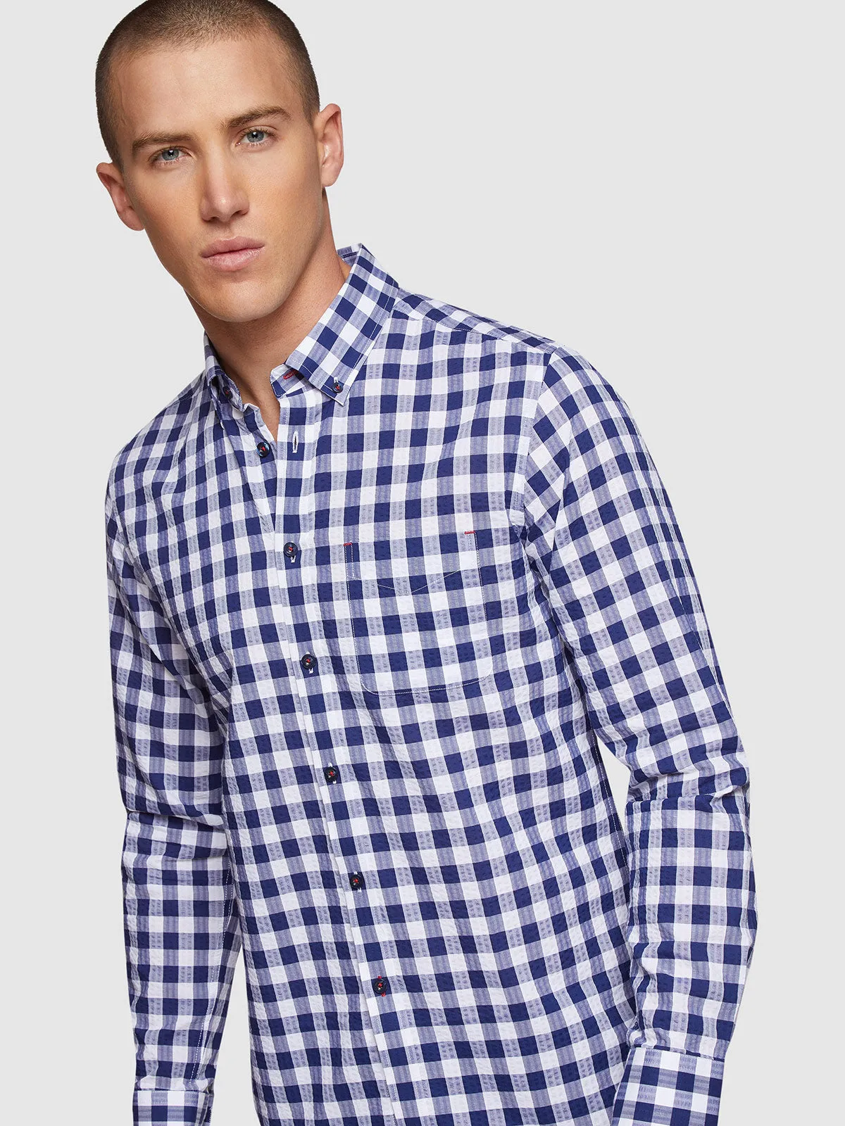 Stratton Checked Shirt sold by Oxford Shop product image thumbnail 4