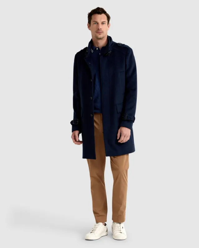 Roger Wool Rich Overcoat sold by Oxford Shop
