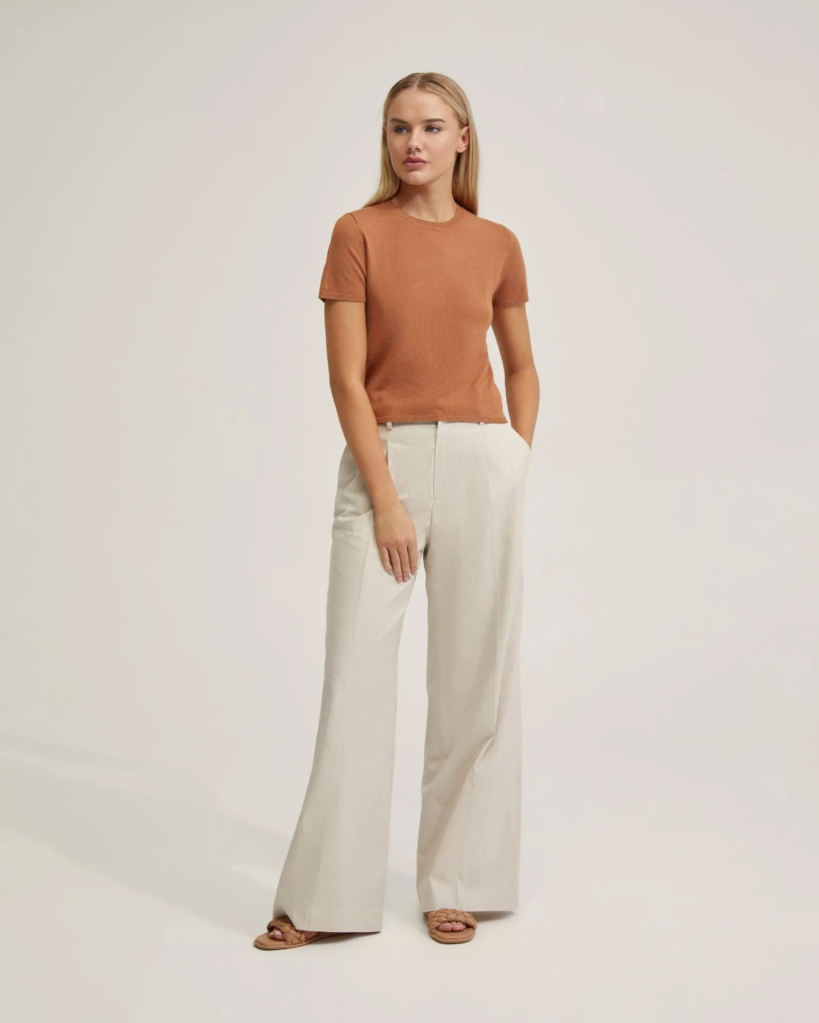 Olivia Crop Knit Top sold by Oxford Shop product image thumbnail 5