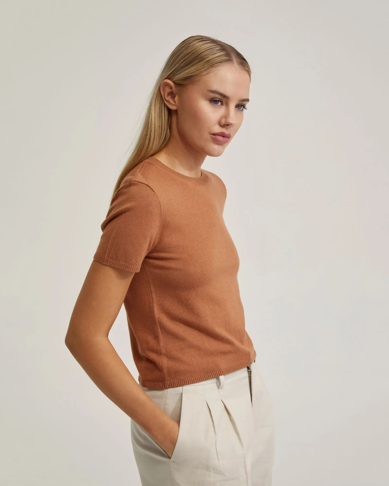 Olivia Crop Knit Top sold by Oxford Shop product image thumbnail 2