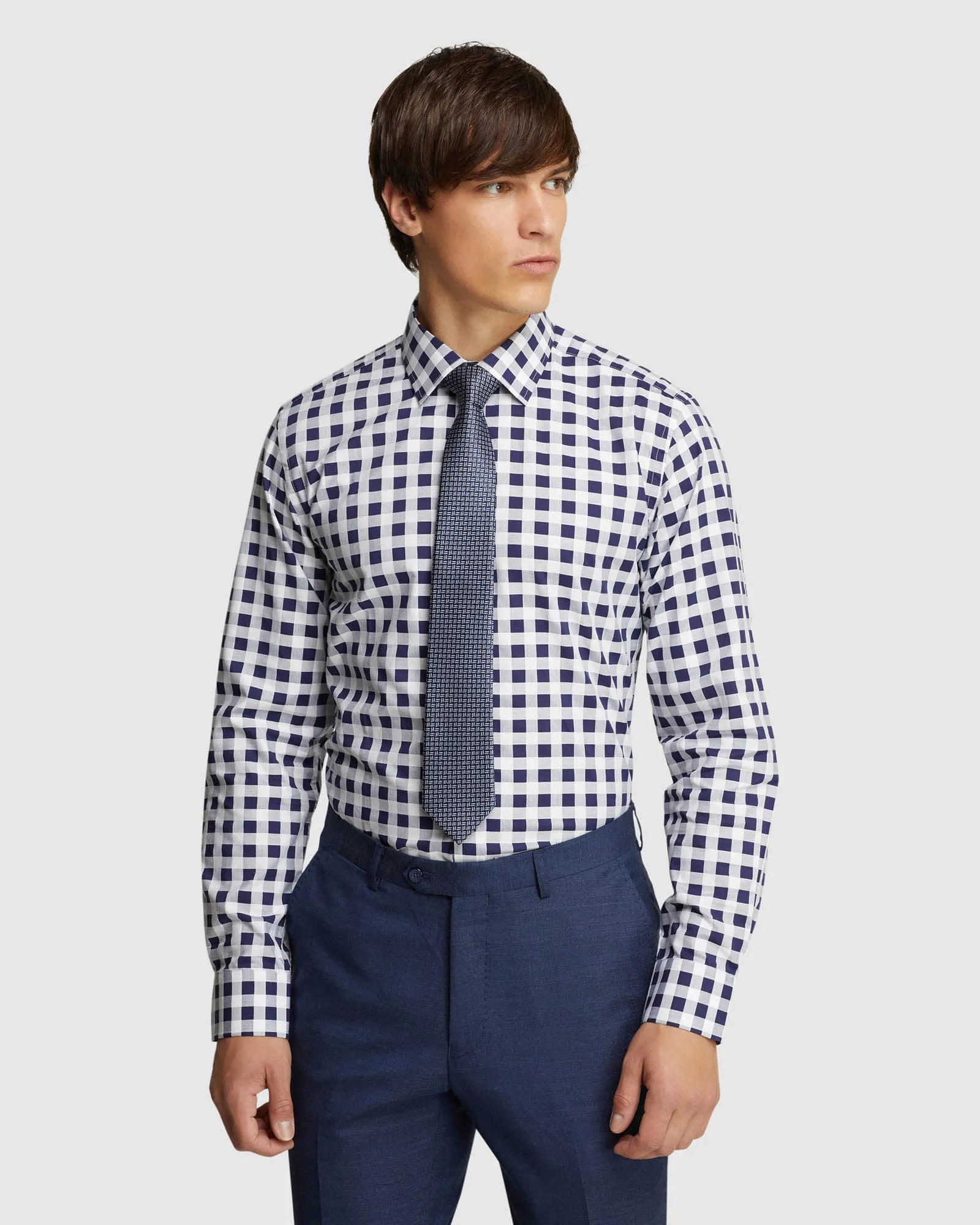 Beckton Checked Luxury Shirt sold by Oxford Shop product image thumbnail 4