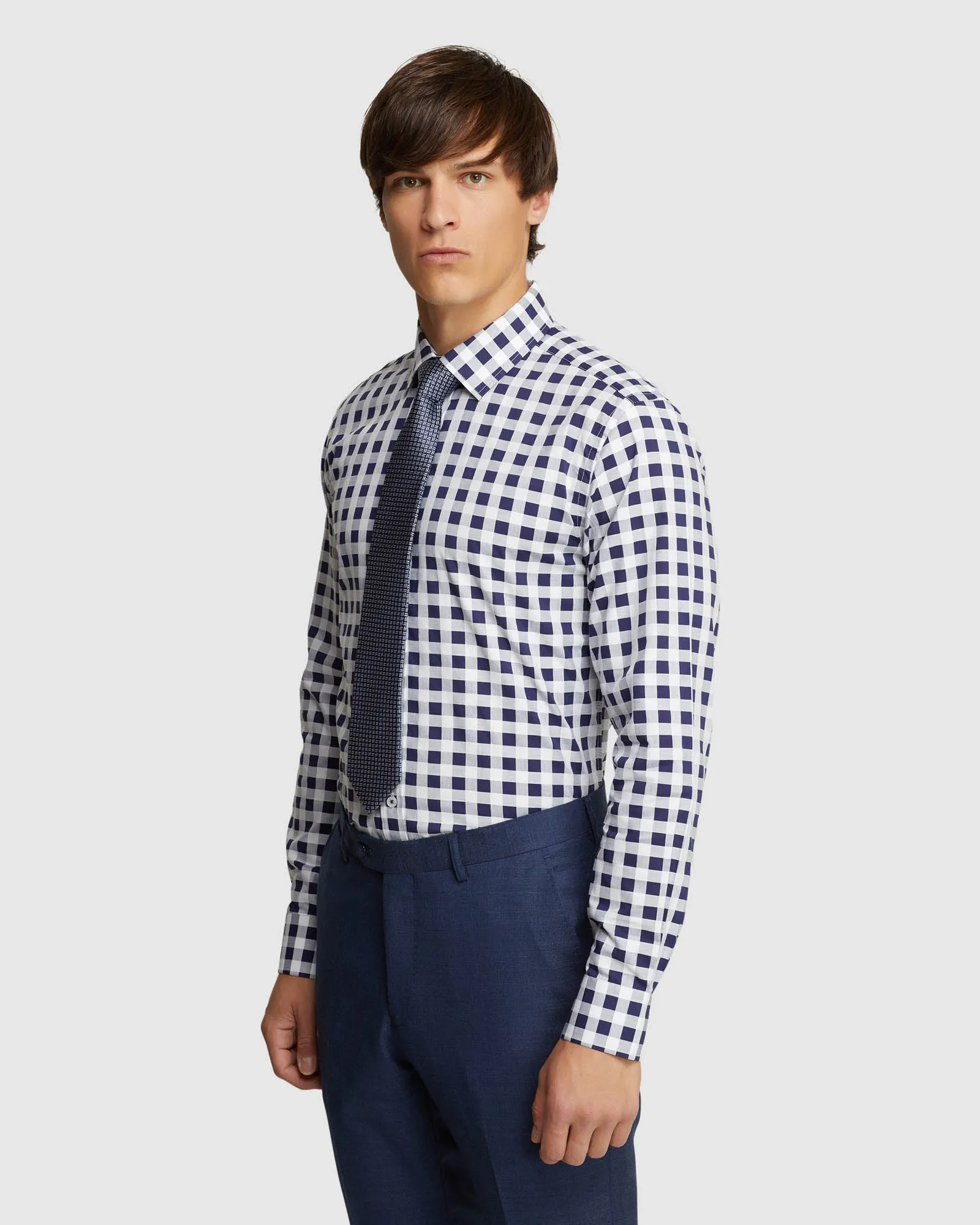Beckton Checked Luxury Shirt sold by Oxford Shop product image thumbnail 2