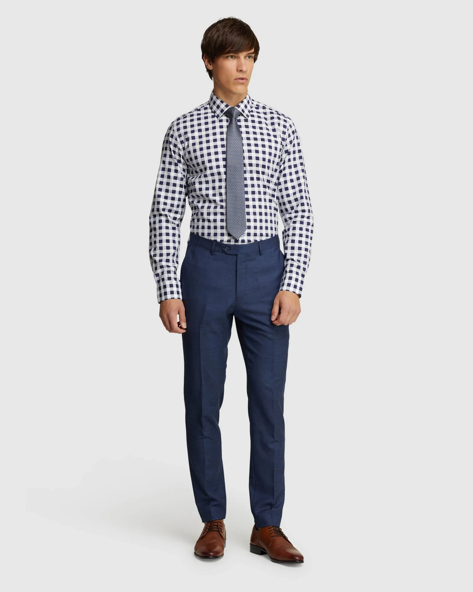 Beckton Checked Luxury Shirt sold by Oxford Shop product image thumbnail 5