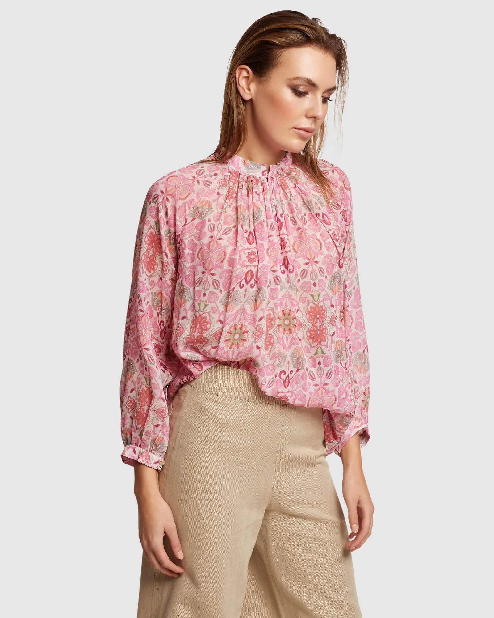 Stephanie Floral Print Tunic Top sold by Oxford Shop product image thumbnail 2