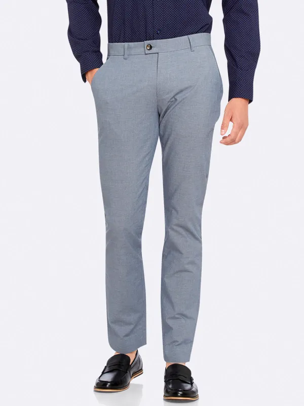 Slim Leg Cotton Trousers sold by Oxford Shop
