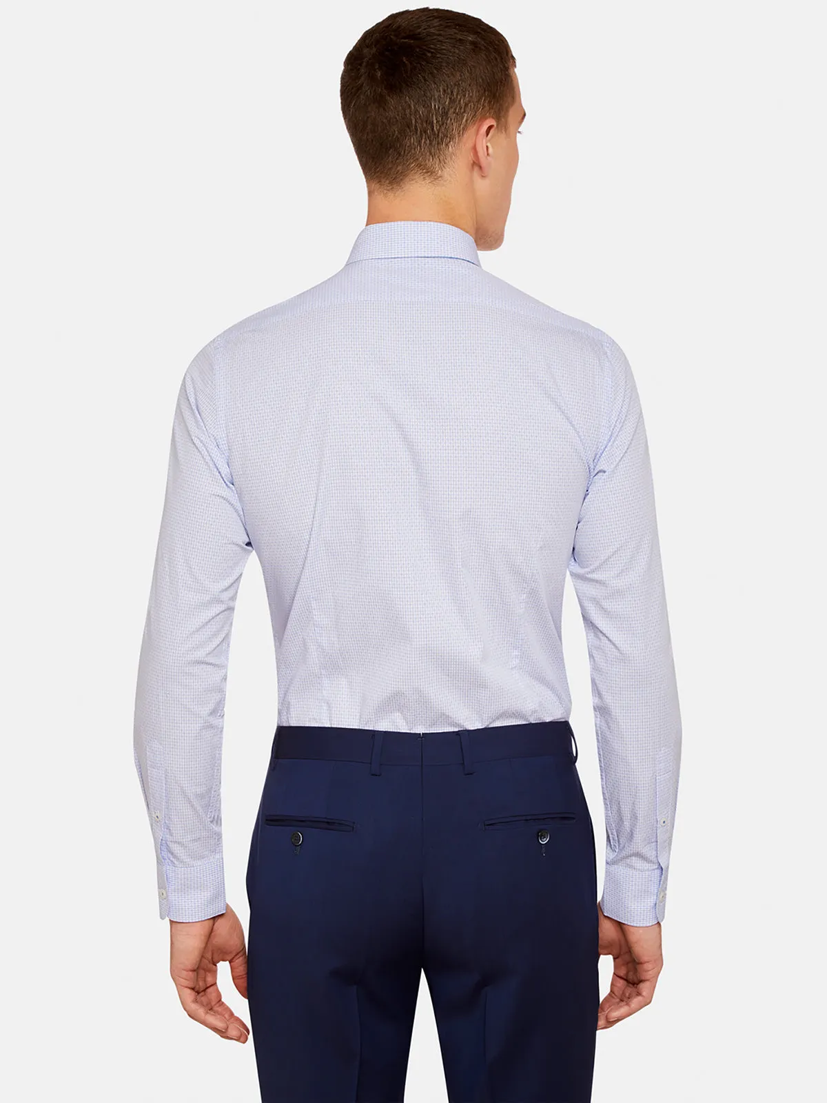 Beckton Mini Checked Shirt sold by Oxford Shop product image thumbnail 4