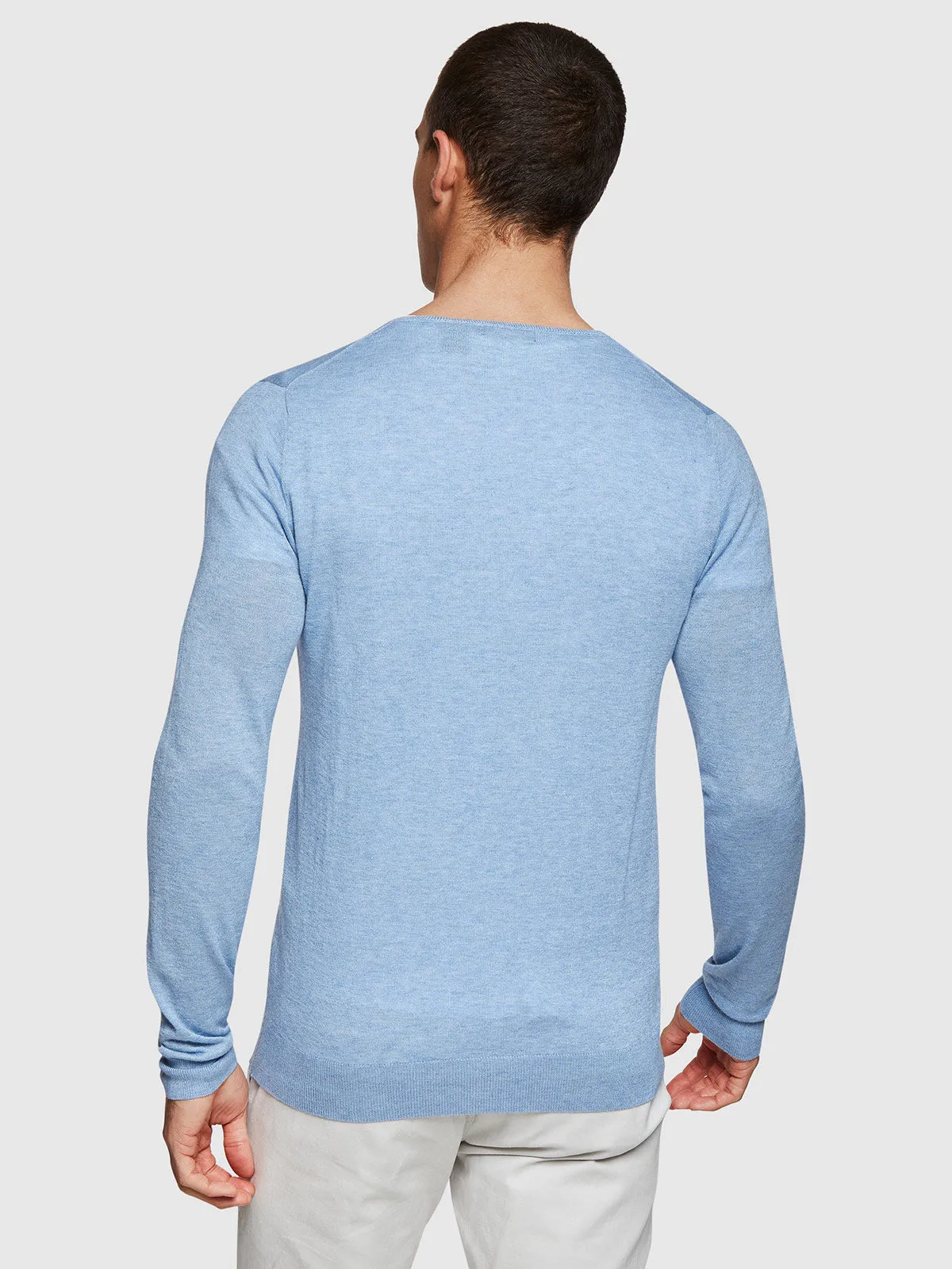 Wool Viscose V-Neck Knit sold by Oxford Shop product image thumbnail 4