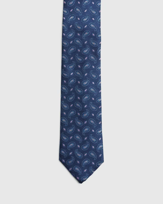 Paisley Mix Silk Tie sold by Oxford Shop
