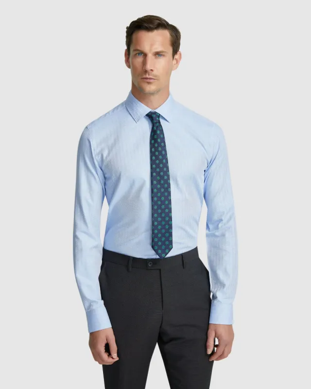 Beckton Herringbone Dobby Shirt sold by Oxford Shop