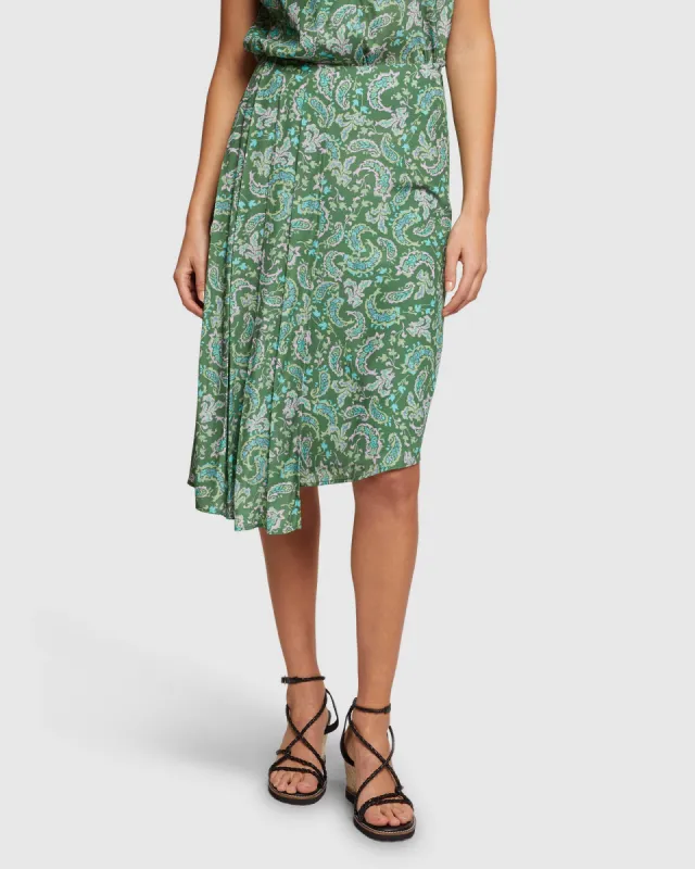 Lara Paisley Printed Skirt sold by Oxford Shop
