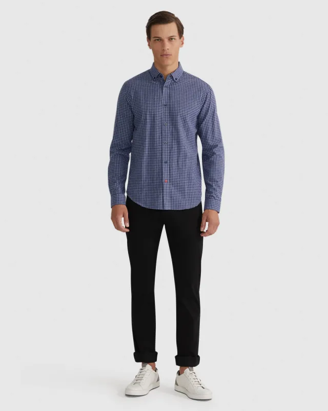 Stratton Small Check Shirt sold by Oxford Shop