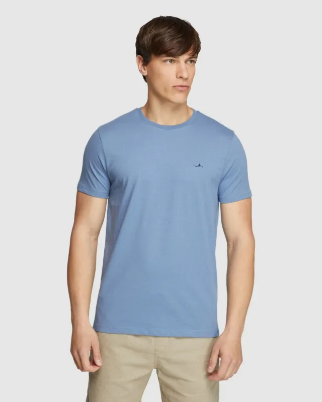 Eddie Cotton Crew Neck T-Shirt made by Oxford Shop