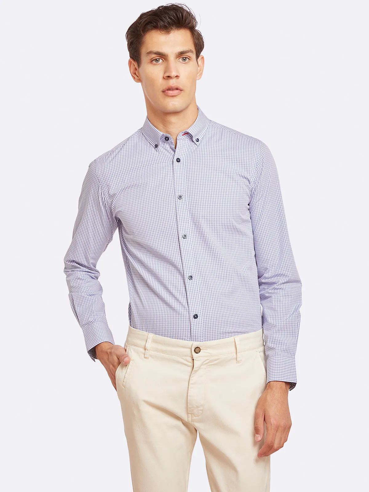 Stratton Checked Shirt sold by Oxford Shop