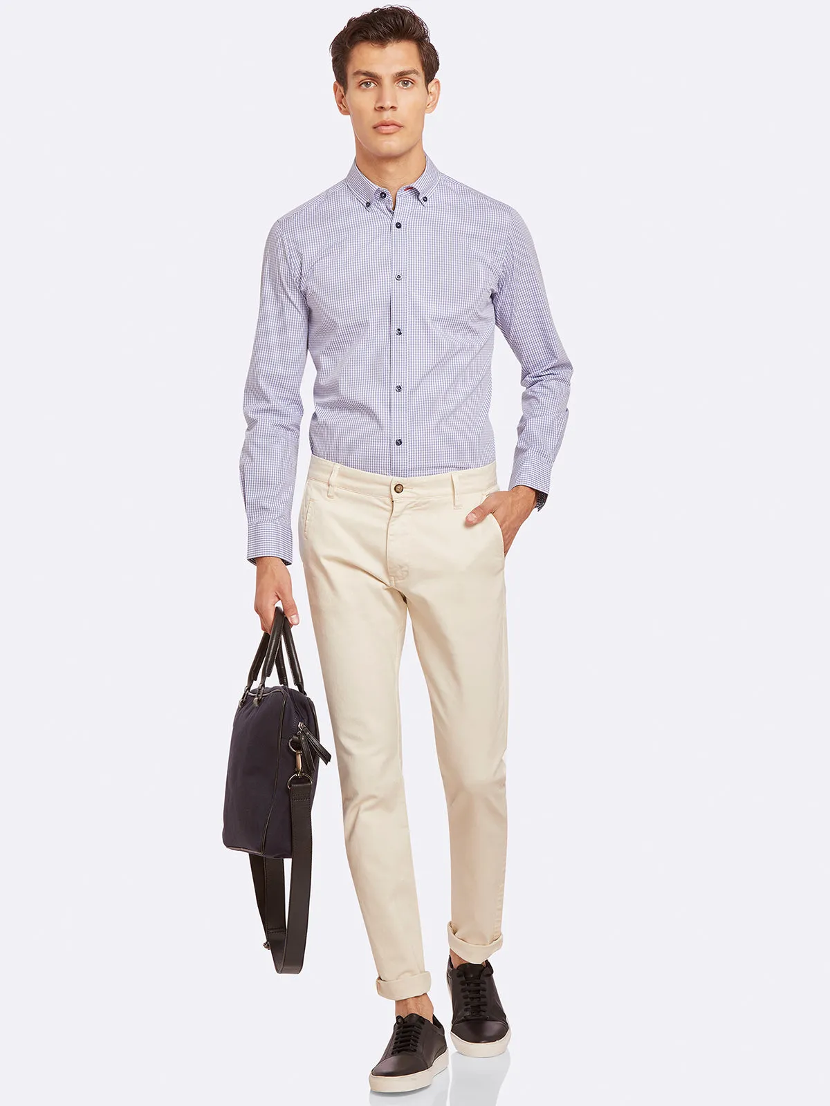 Stratton Checked Shirt sold by Oxford Shop product image thumbnail 5