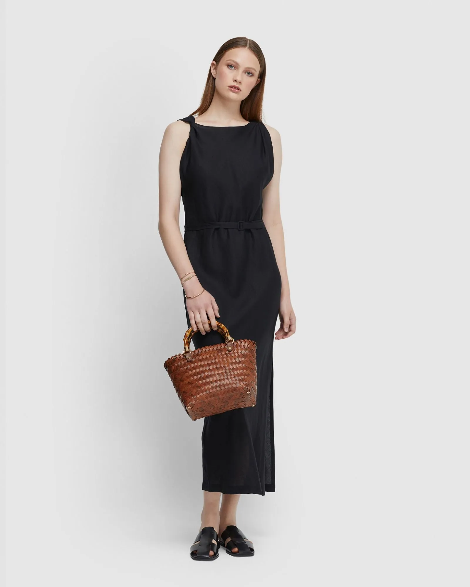 Sally Linen Blend Dress sold by Oxford Shop