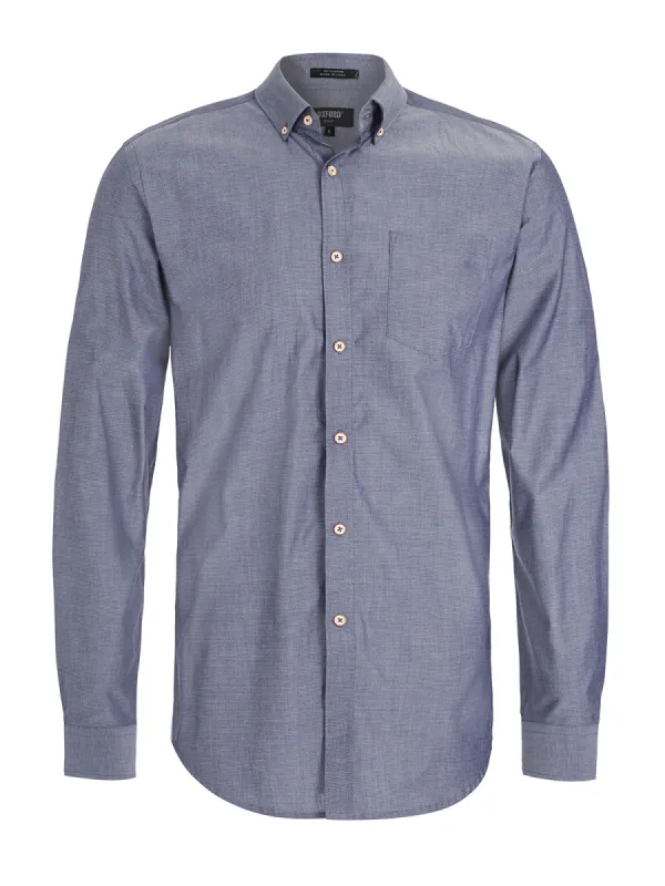 Stratton Bttn Down Slim Shirt sold by Oxford Shop