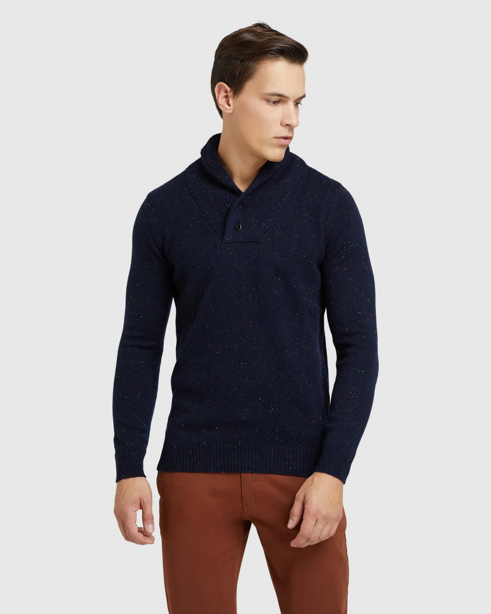 Digby Donegal Shawl Neck Knit sold by Oxford Shop