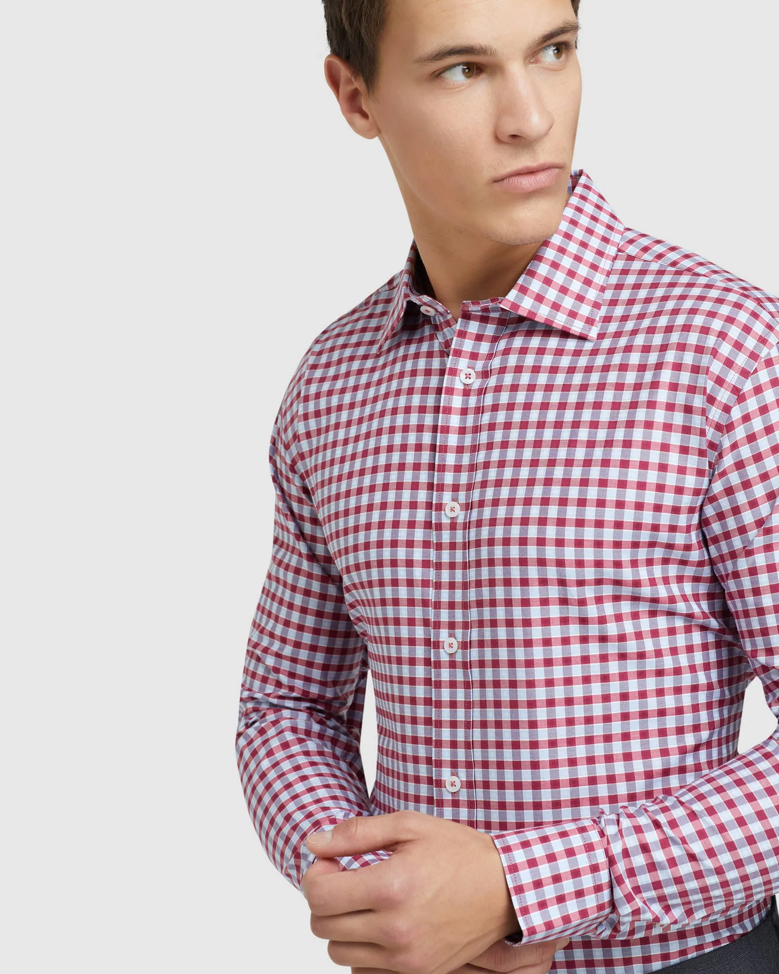 Islington Checked Luxury Shirt sold by Oxford Shop product image thumbnail 4