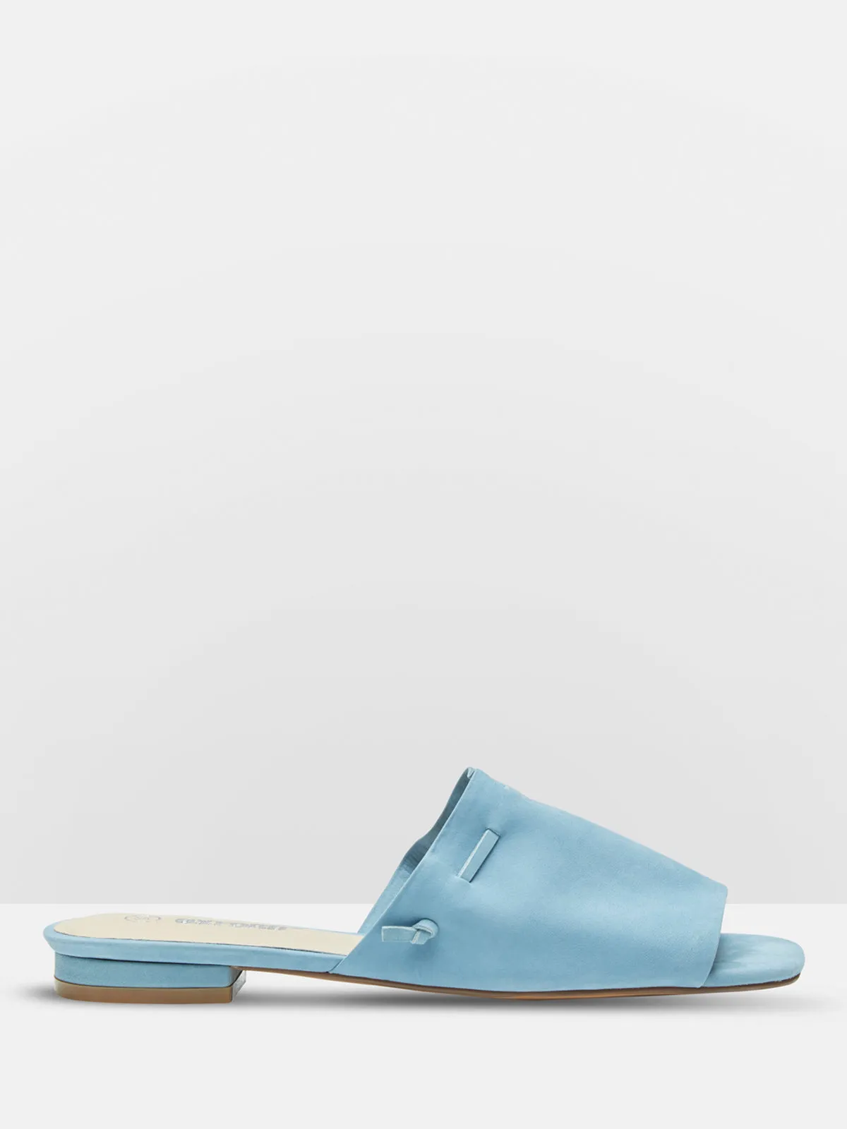 Bella Leather Flat Slides sold by Oxford Shop
