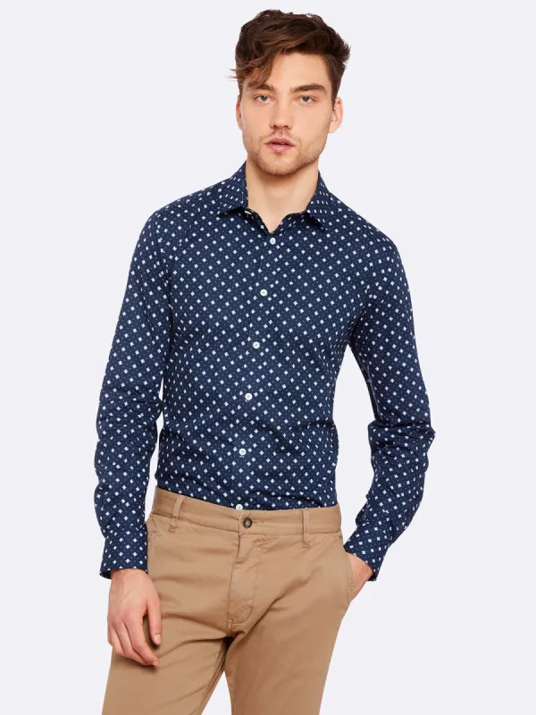 Kenton Printed Luxury Shirt sold by Oxford Shop