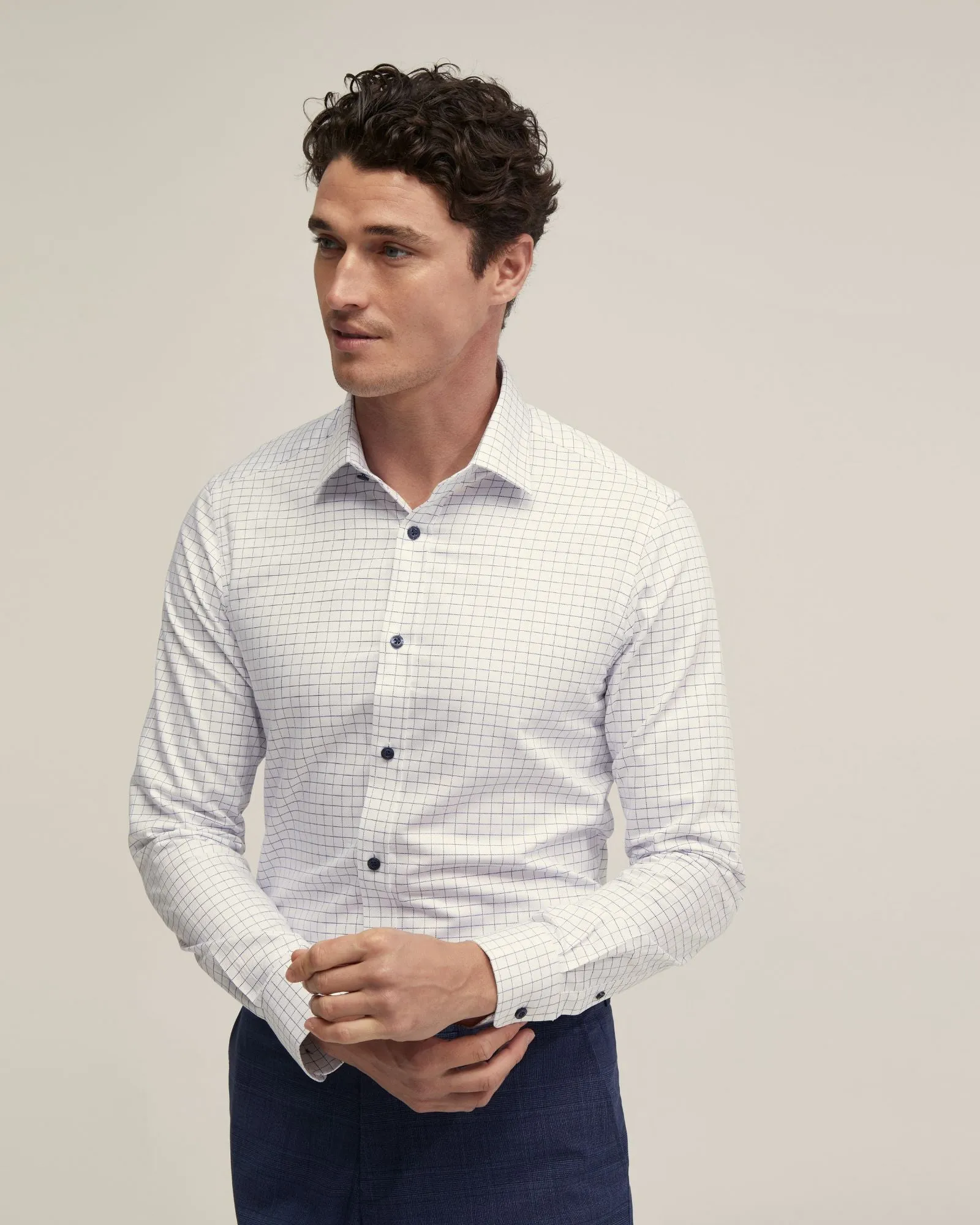 Beckton Check Shirt sold by Oxford Shop product image thumbnail 2