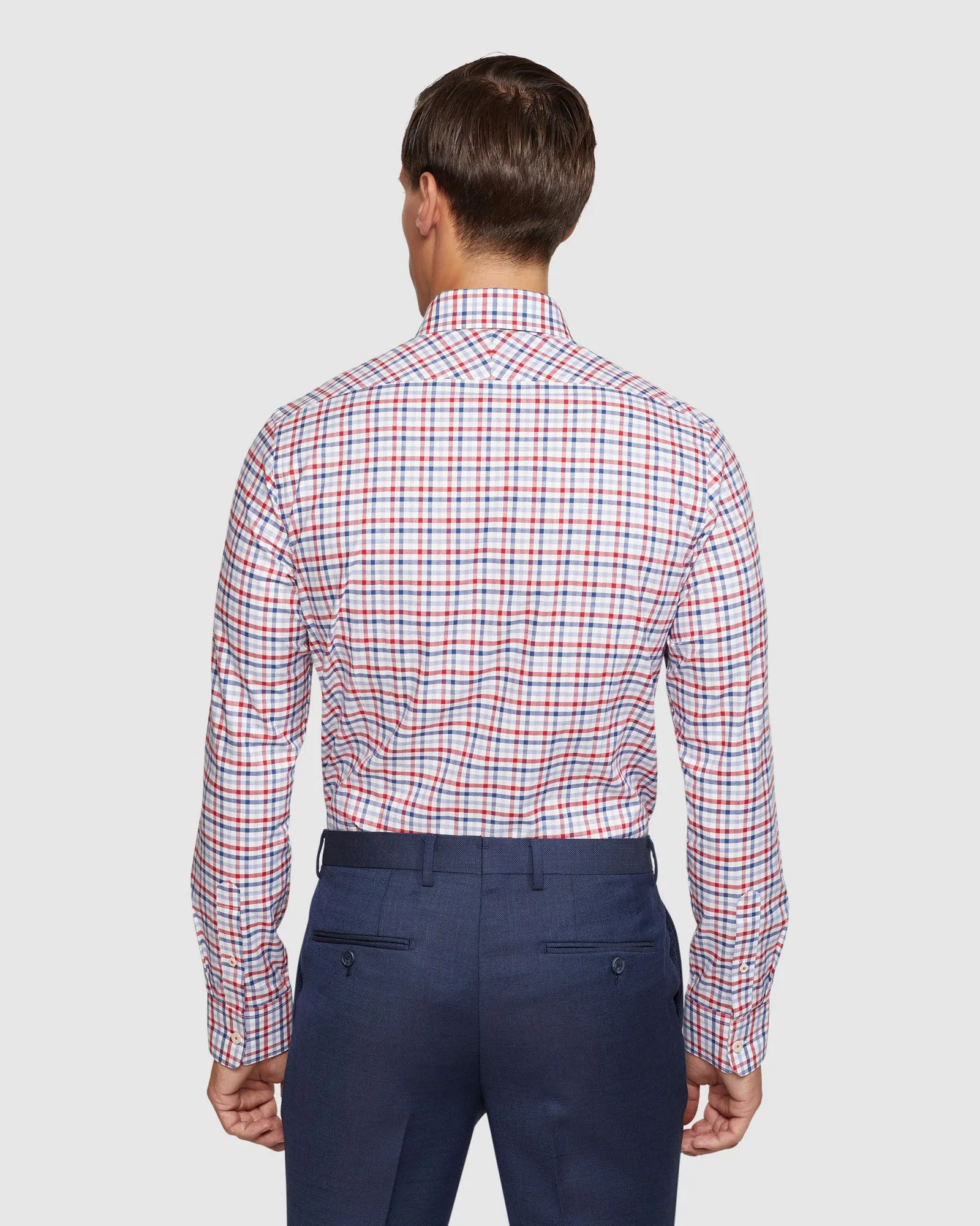 Beckton Slim Fit Checked Shirt sold by Oxford Shop product image thumbnail 3