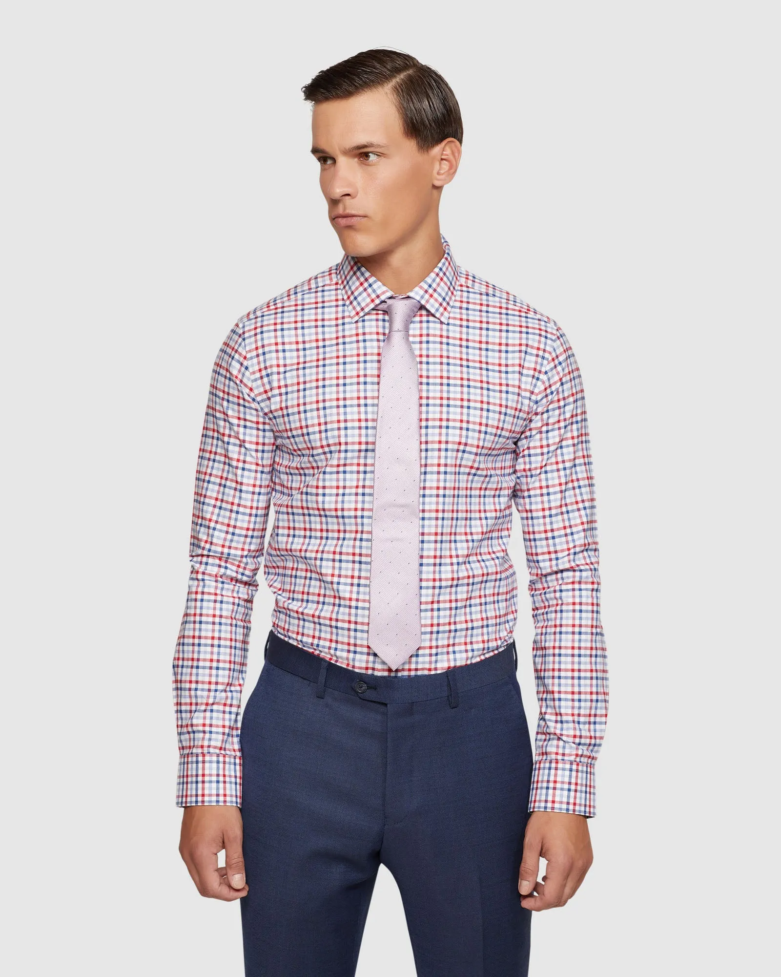 Beckton Slim Fit Checked Shirt sold by Oxford Shop product image thumbnail 5