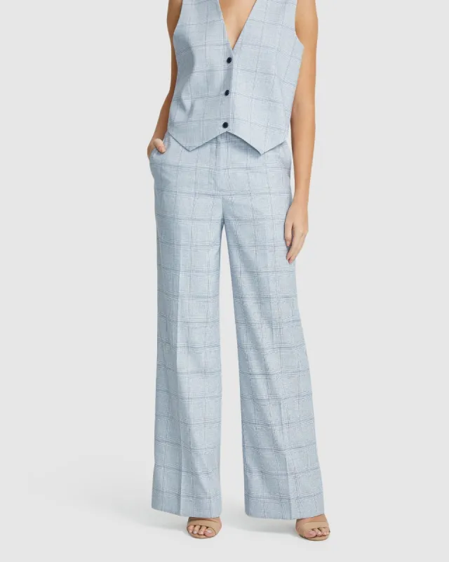 Lydia Eco Checked Suit Pants sold by Oxford Shop