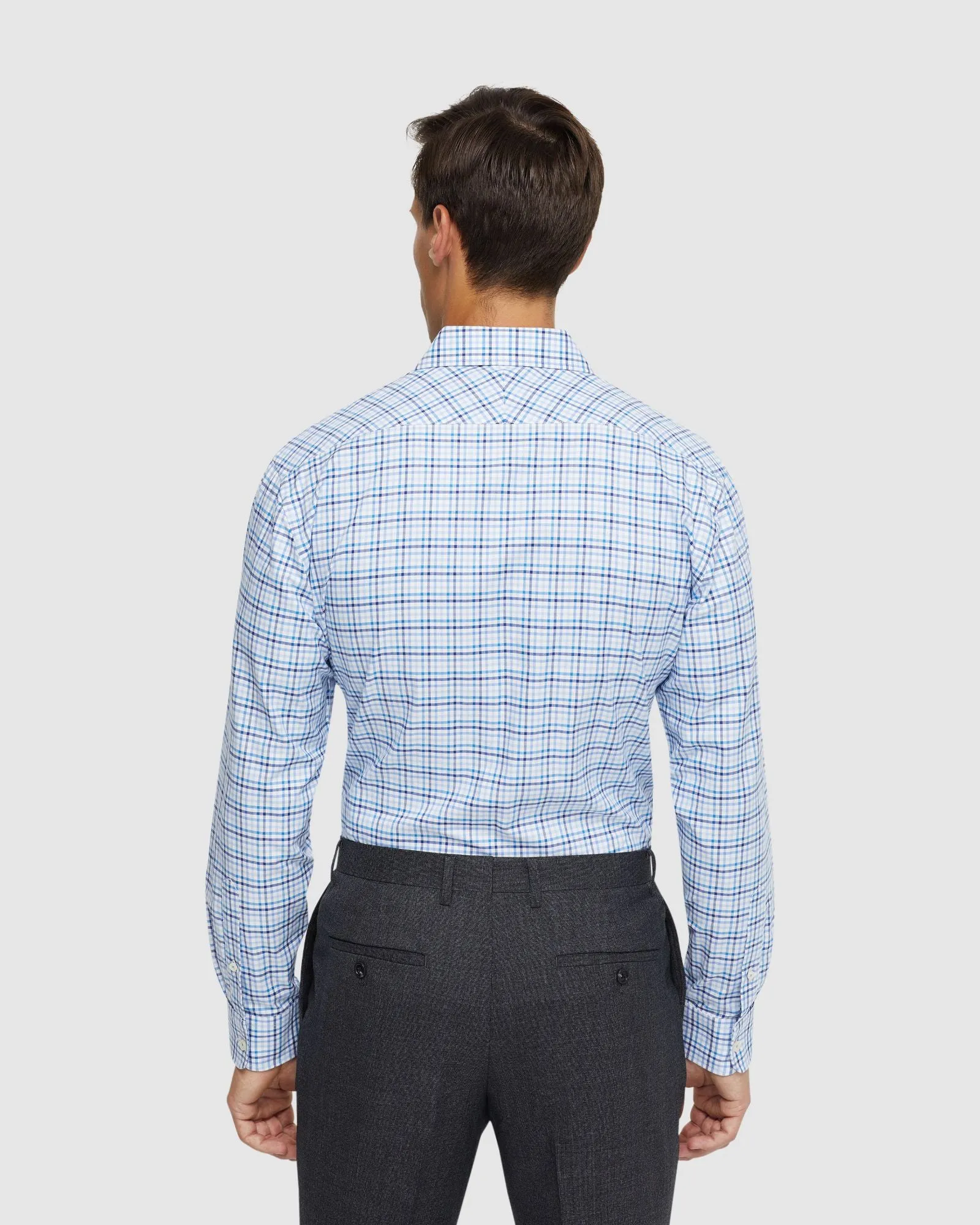Islington Cotton Small Check Shirt sold by Oxford Shop product image thumbnail 3