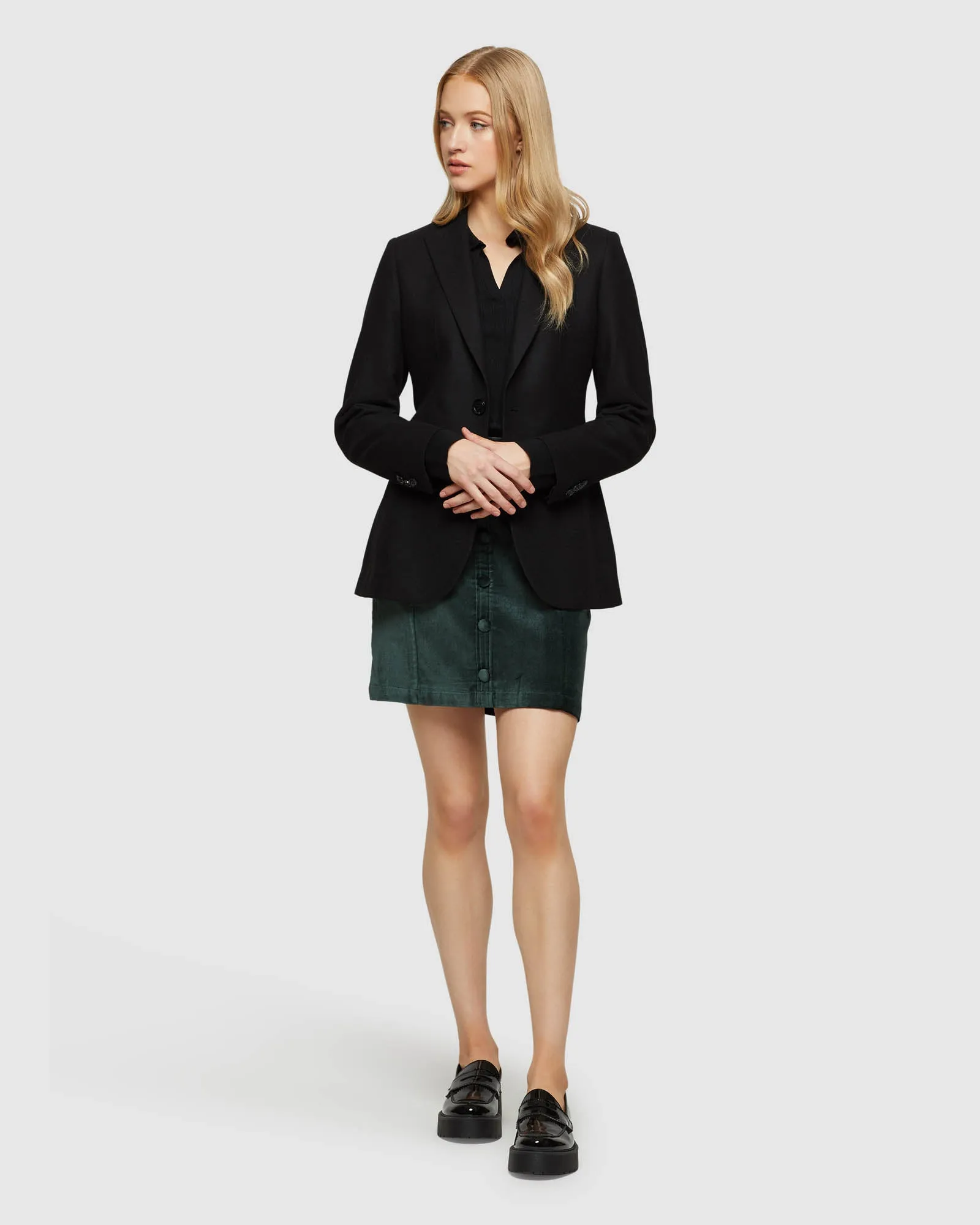 Anya Velvet Mini Skirt sold by Oxford Shop product image thumbnail 5