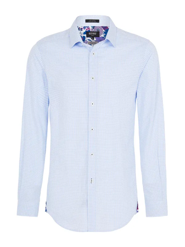 Beckton Dobby Check Shirt sold by Oxford Shop