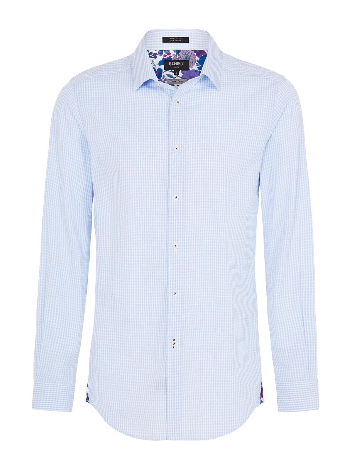 Beckton Dobby Check Shirt sold by Oxford Shop