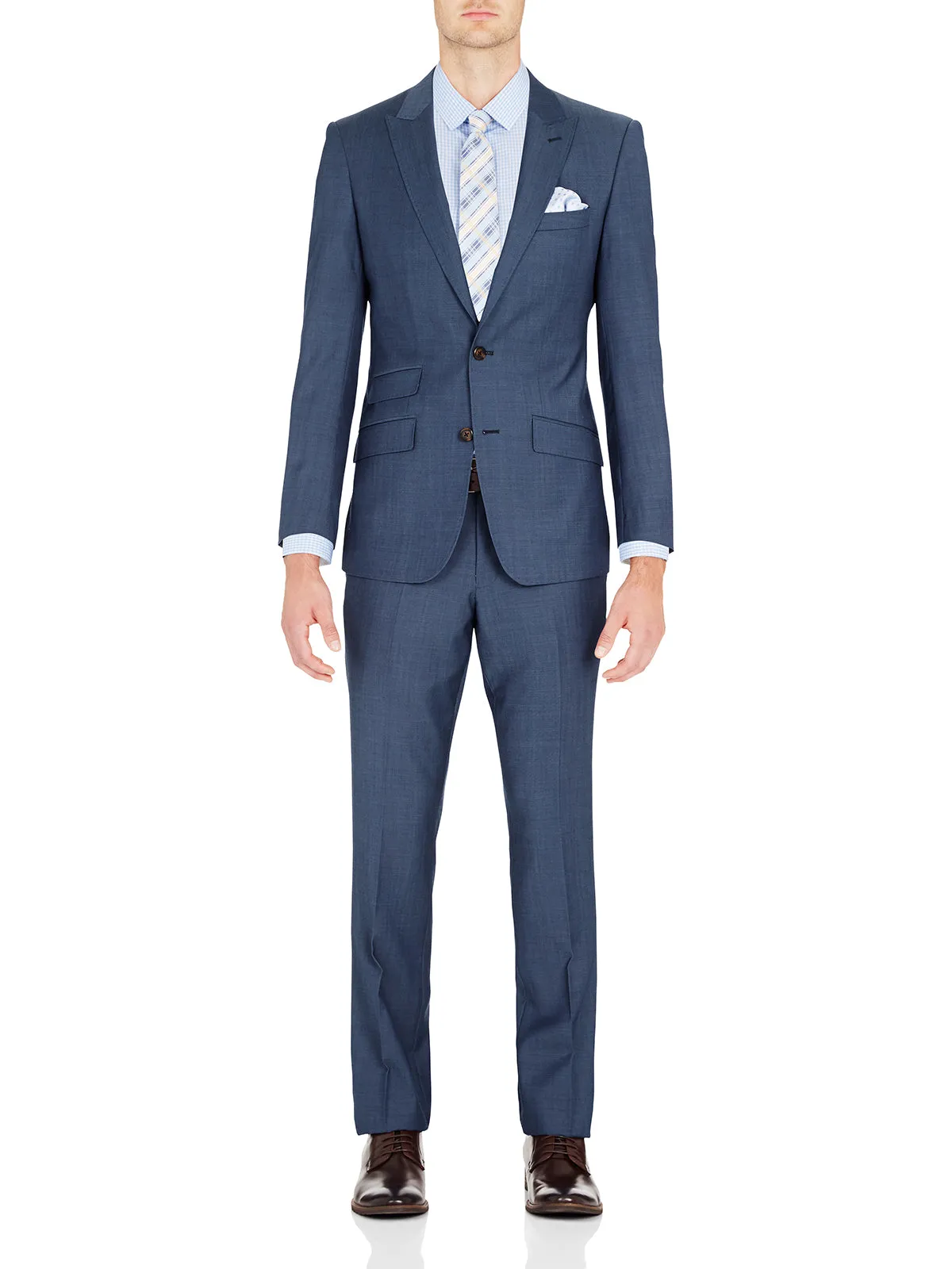 Beckton Dobby Check Shirt sold by Oxford Shop product image thumbnail 2