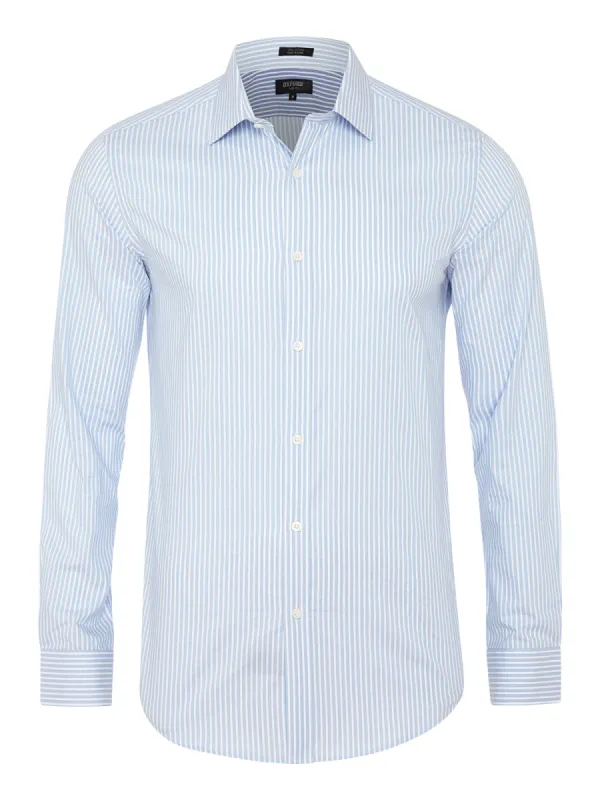 Beckton Striped Shirt Lt sold by Oxford Shop