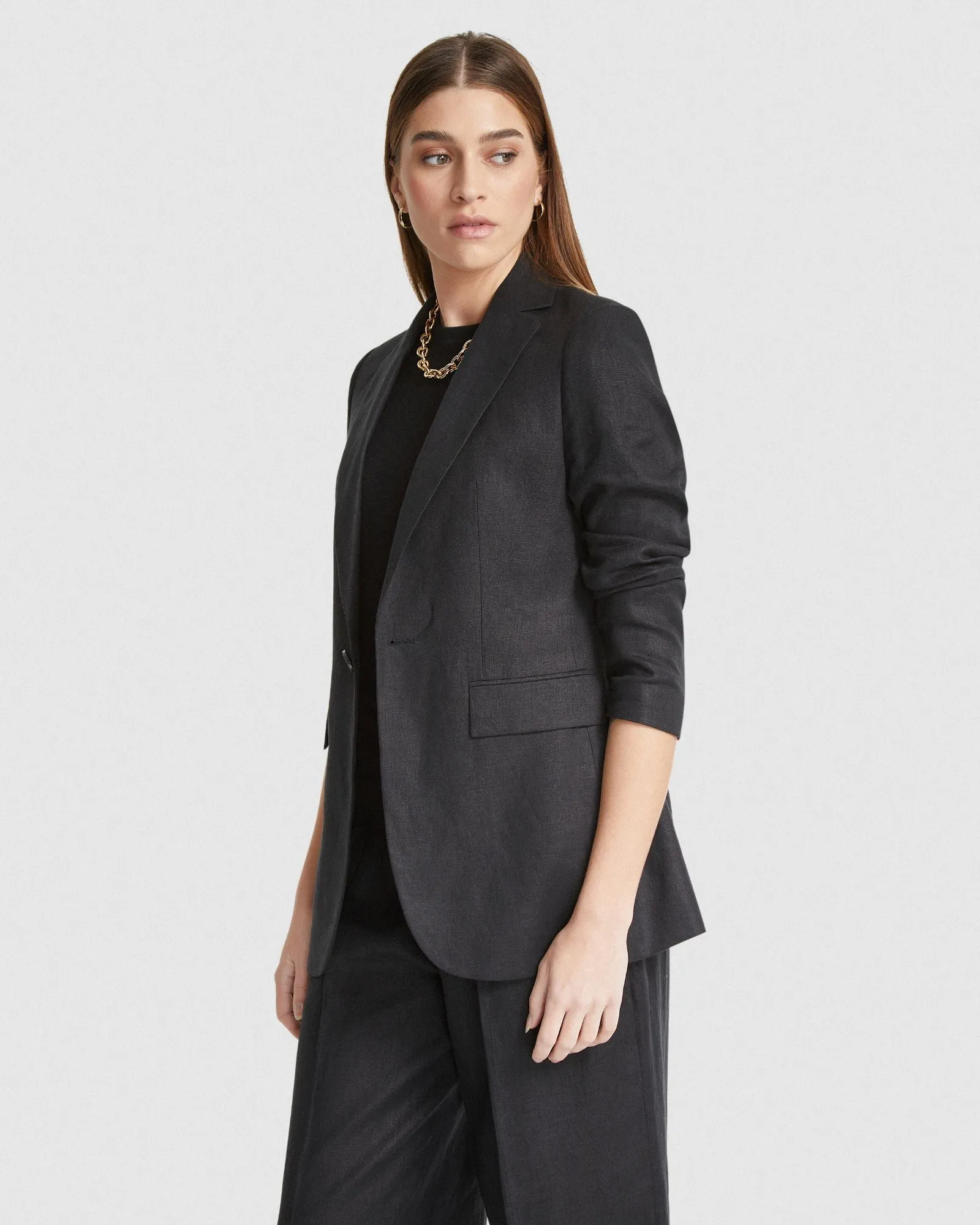 Lola Linen Jacket sold by Oxford Shop product image thumbnail 2