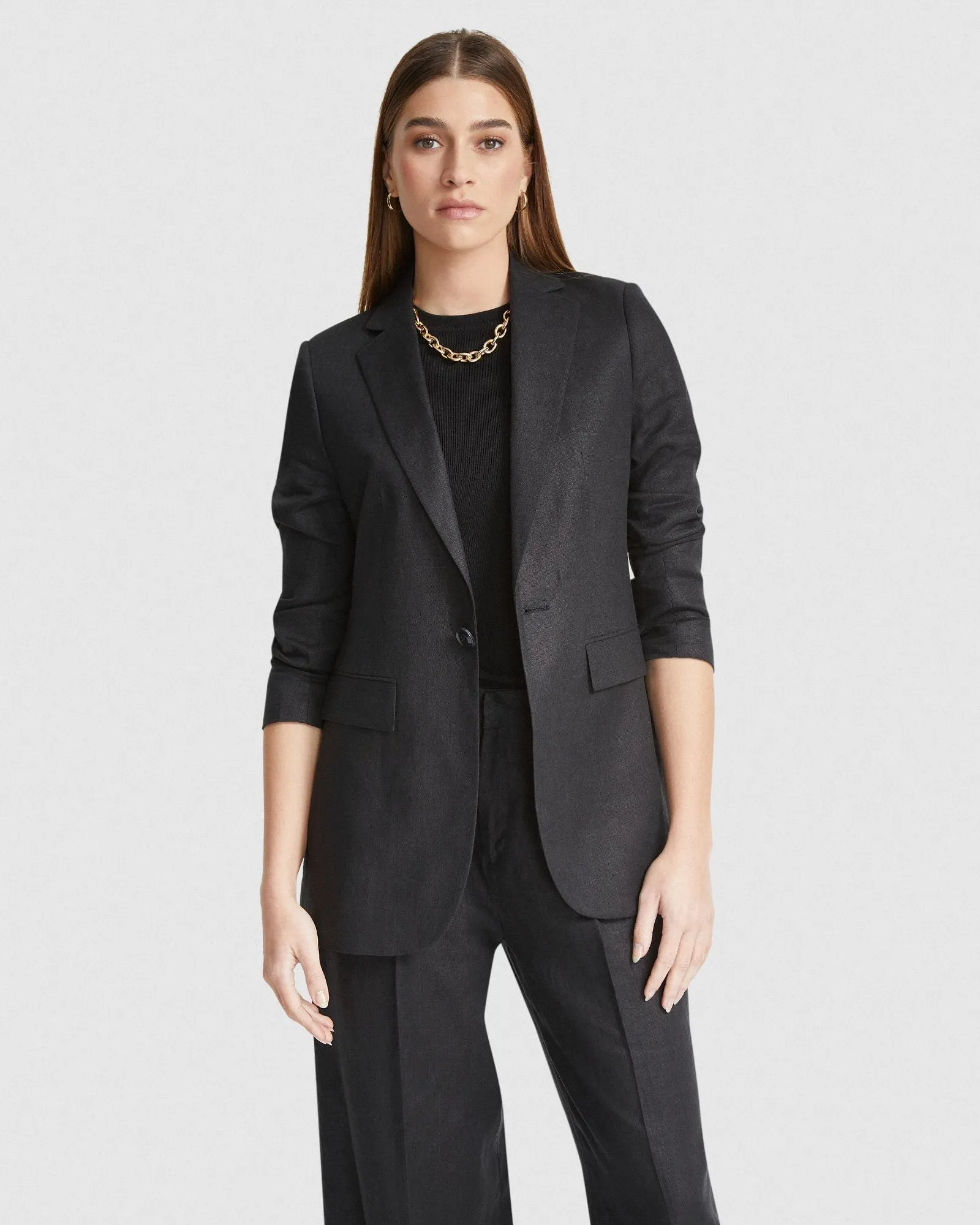 Lola Linen Jacket sold by Oxford Shop product image thumbnail 5