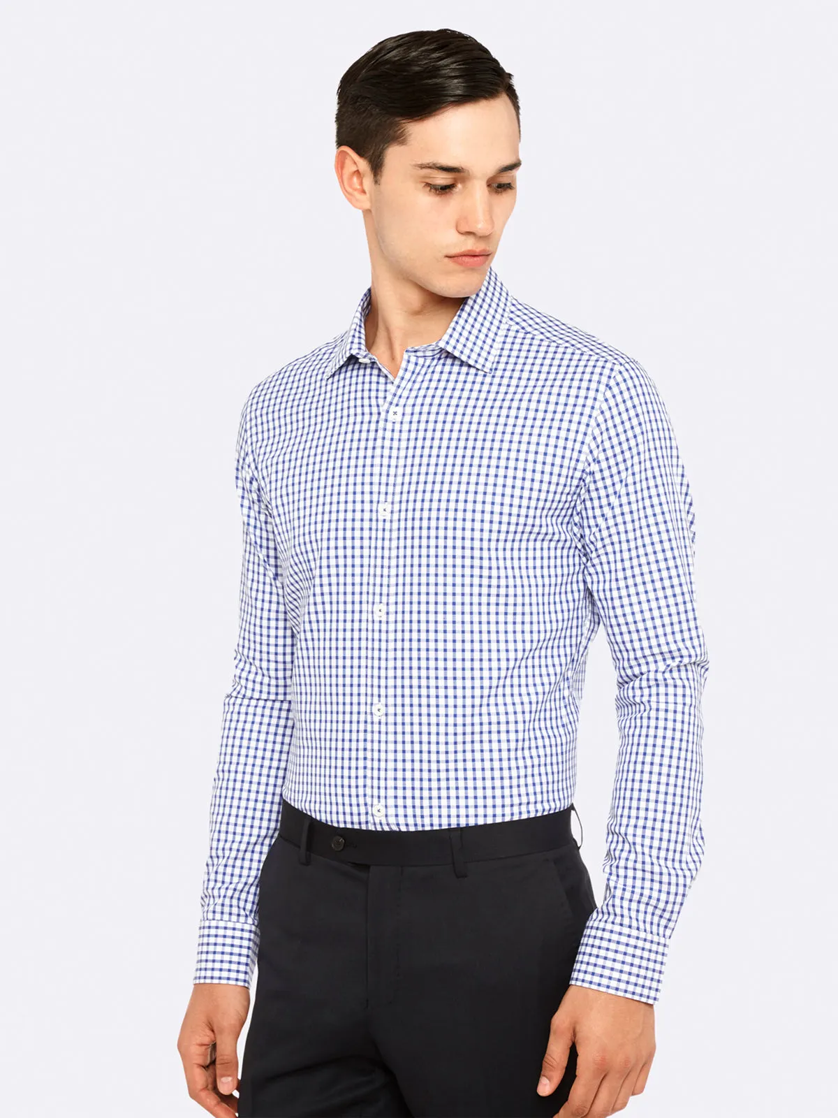 BECKTON CHECK SHIRT sold by Oxford Shop product image thumbnail 3