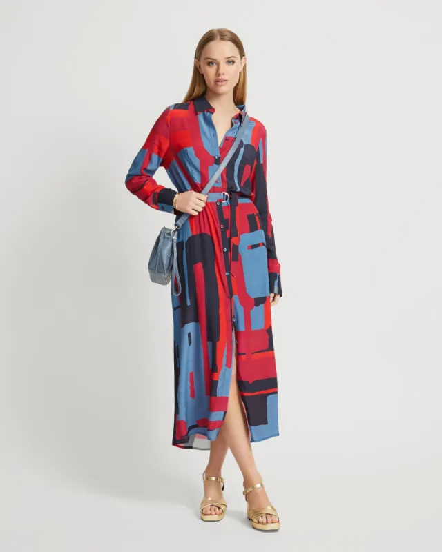 Dianne Large Scale Printed Dress sold by Oxford Shop