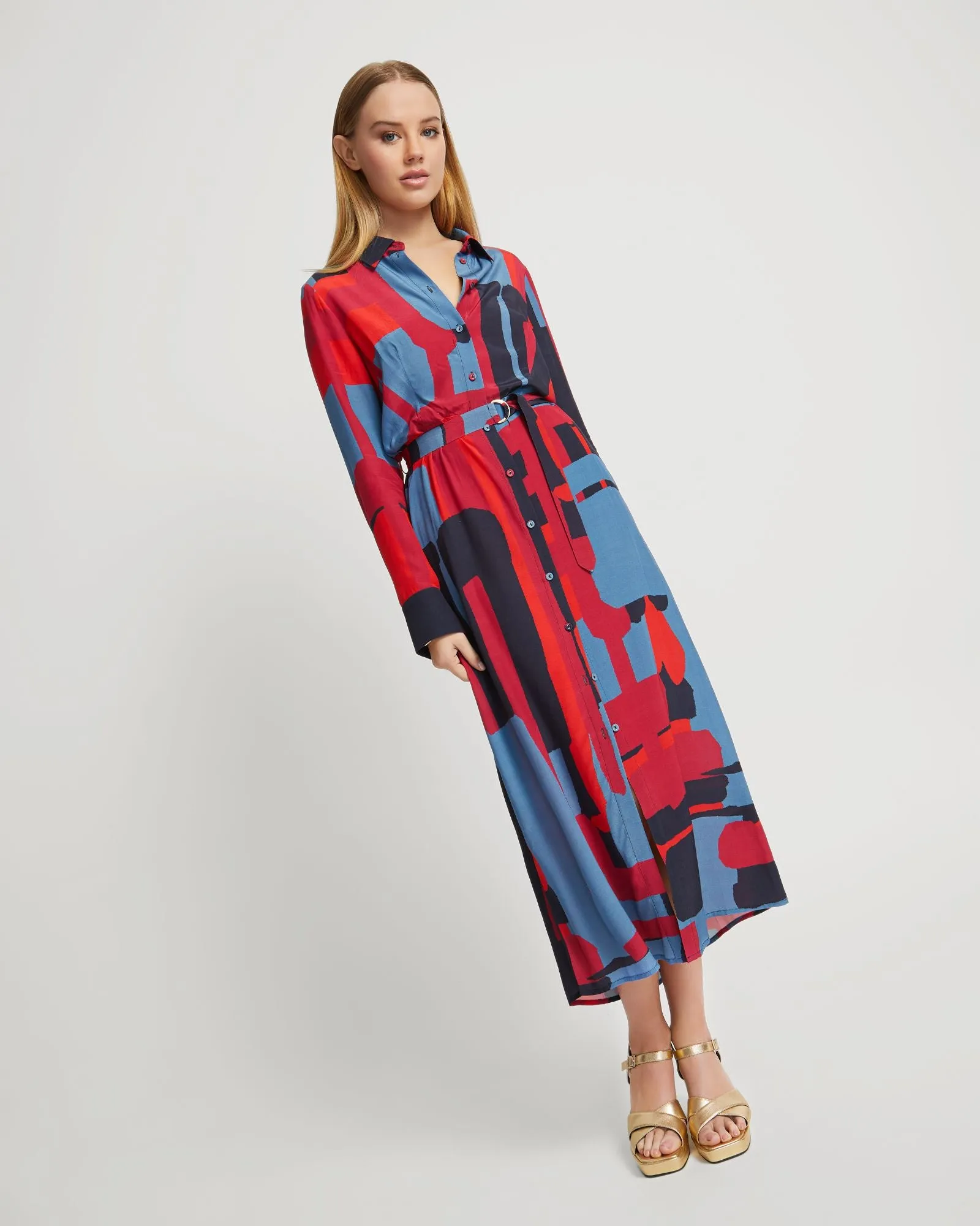 Dianne Large Scale Printed Dress sold by Oxford Shop product image thumbnail 4