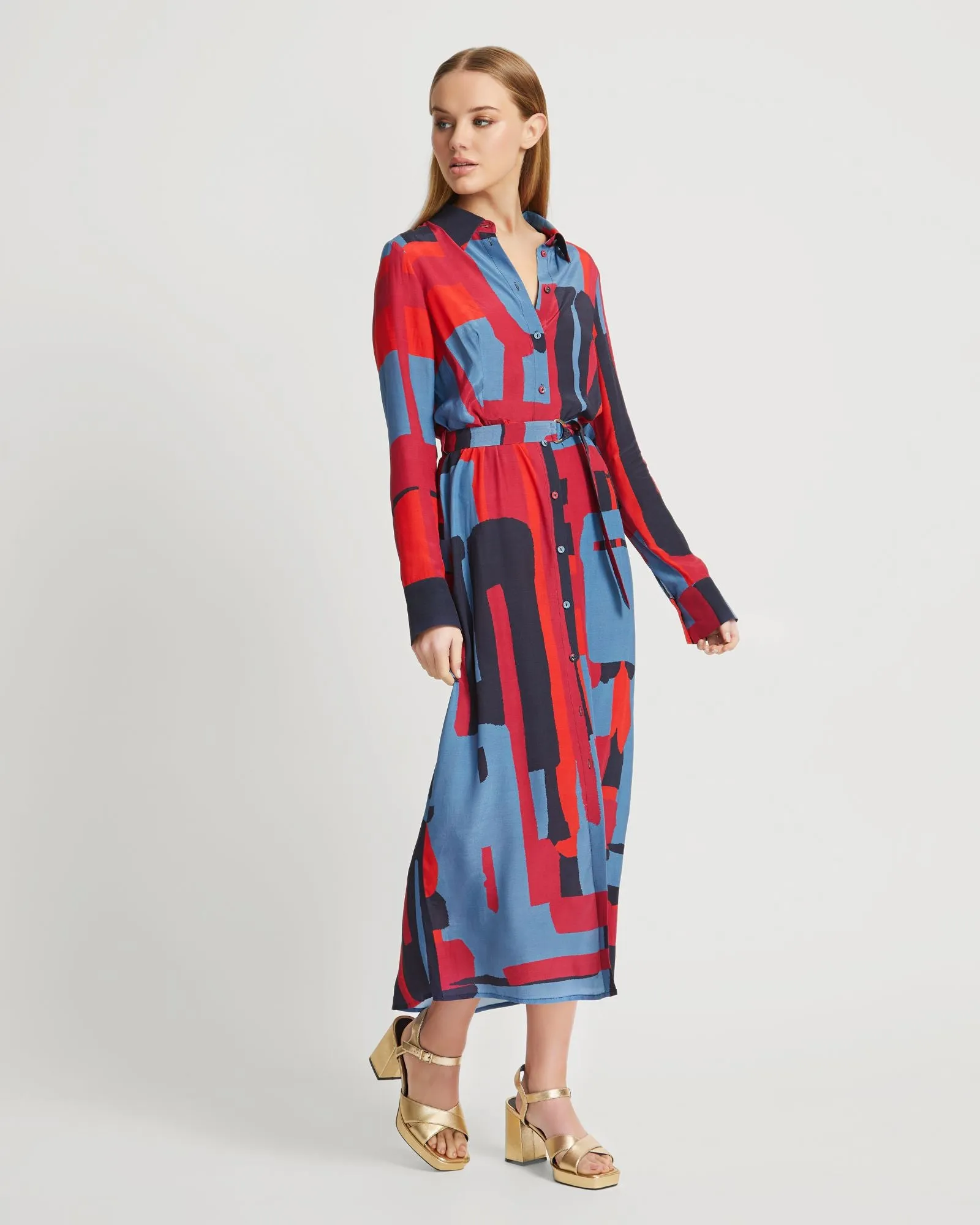 Dianne Large Scale Printed Dress sold by Oxford Shop product image thumbnail 2