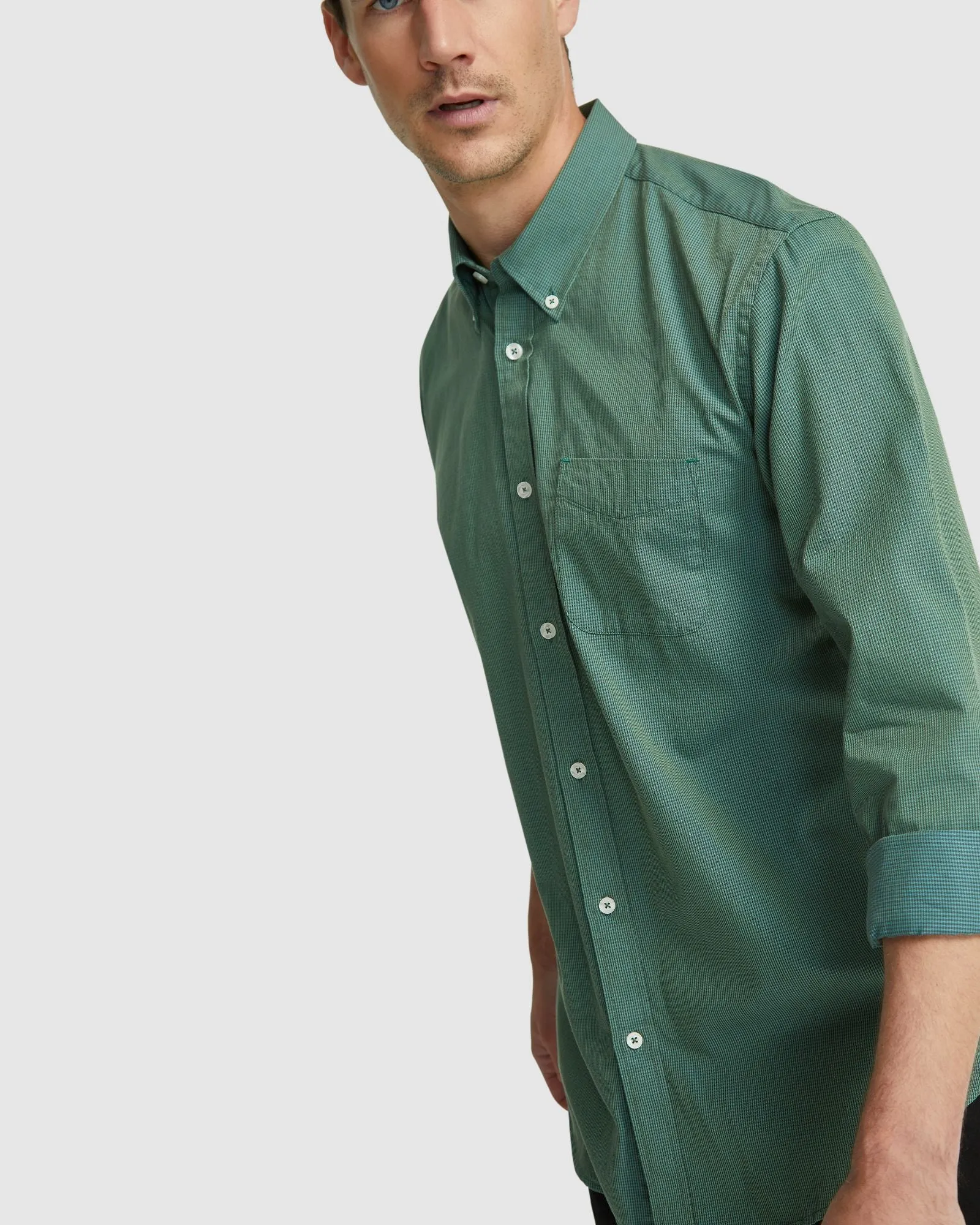 Uxbridge Regular Fit Cotton Shirt sold by Oxford Shop product image thumbnail 4
