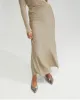 Elke Knitted Metallic Skirt sold by Oxford Shop