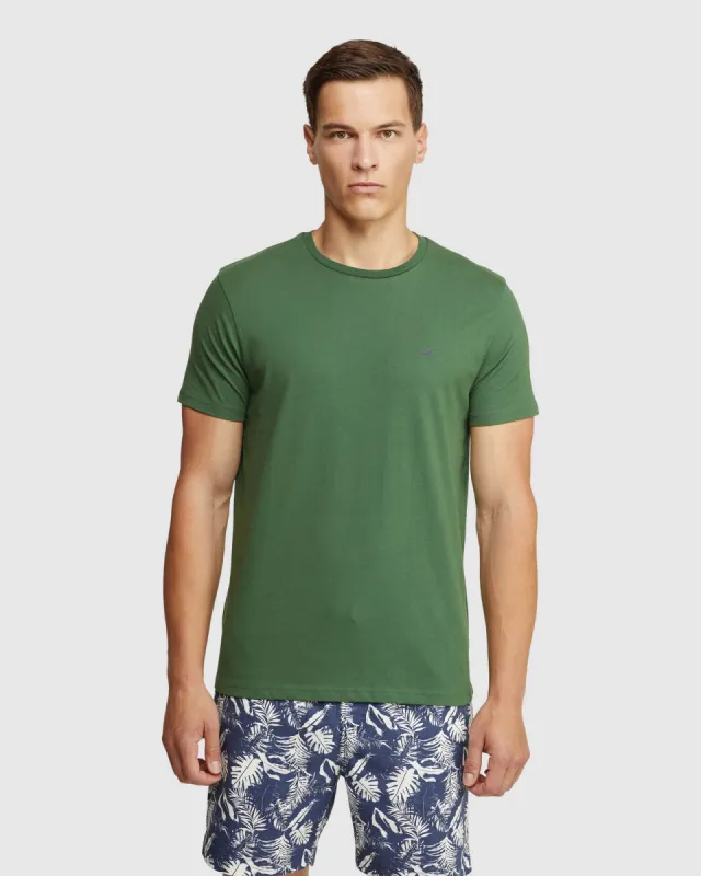 Eddie Cotton Crew Neck T-Shirt made by Oxford Shop